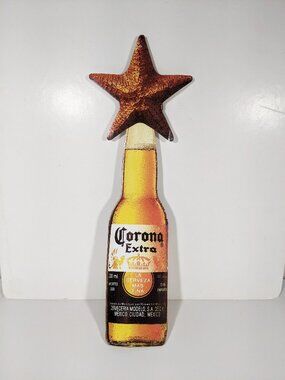 Corona Extra Store Display man cave star fish bottle beach LIGHTS UP! NO TARIFFS